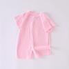 Newborn Summer Mesh Jacquard Cotton Romper - Breathable Class A One-Piece Suit