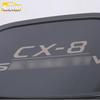 19 CX8 Stainless Steel Fuel Filler Cap Protector & Decorative Sticker