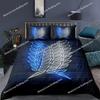 Home Textile Cartoons A-Attack O-On T-Titans Cover Duvet Cover Pillow Case Boy Girl Polyester Bedding Set King Q-Queens Twin Size