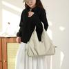 Women's Shoulder Bag Solid Color Handbag Water-Repellent Nylon Tote Bag