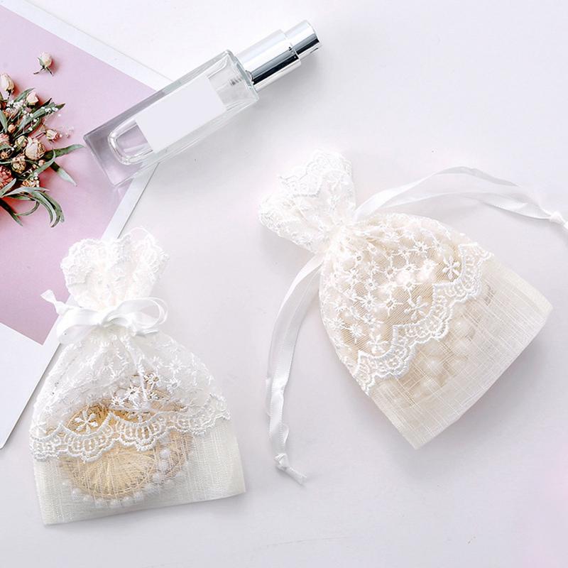 10Pcs Organizer Gift Bags Sheer Bag Mesh Favor Bags Drawstring Jewelry Gift Pouches Gifts Candy Bags