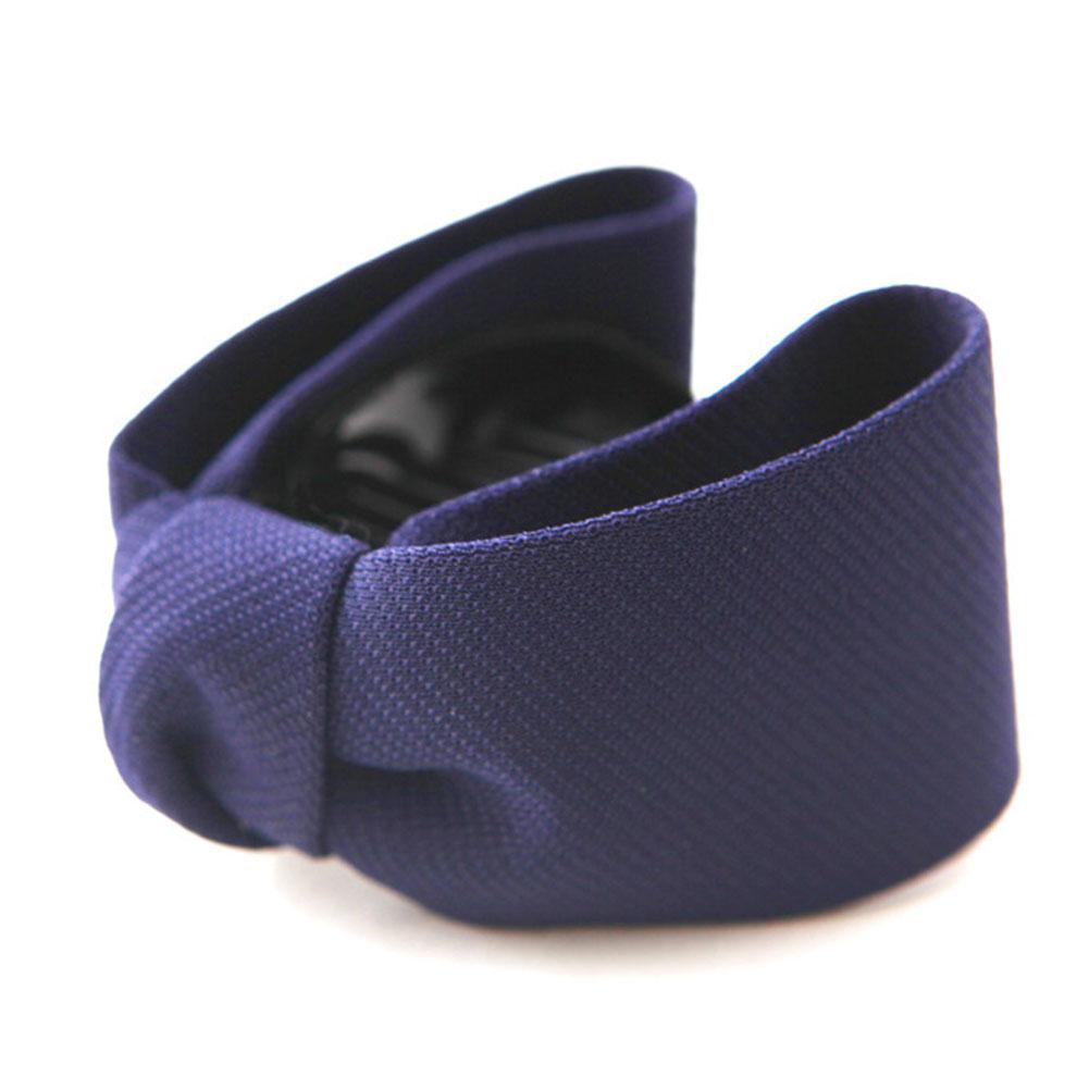 

Женские простые украшения для волос, тканевые заколки в виде конского хвоста, банты, банановые заколки, безделушки, конфеты, аксессуары для волос тёмно-синий