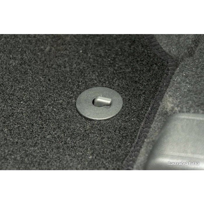 Floor Mat - J&J Automotive - Toyota Camry - Black Velvet - 4 Pieces - Non-slip and Waterproof
