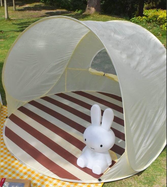 Children's Outdoor Beach Play Tent - Automatic Folding, Breathable, Sun-Shade, Portable and Quick-Open Design