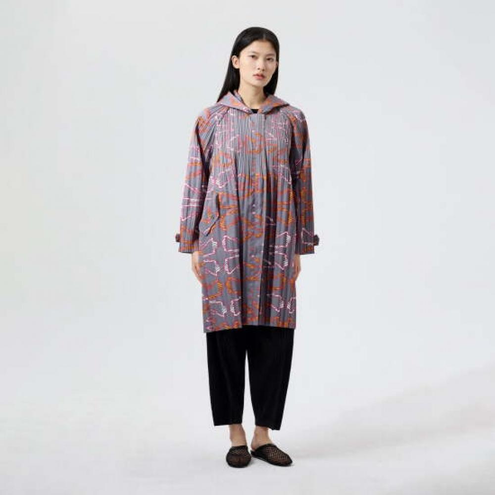 Pleats Me Puzzle Hooded Pleated Field Jacket Ppjks126040