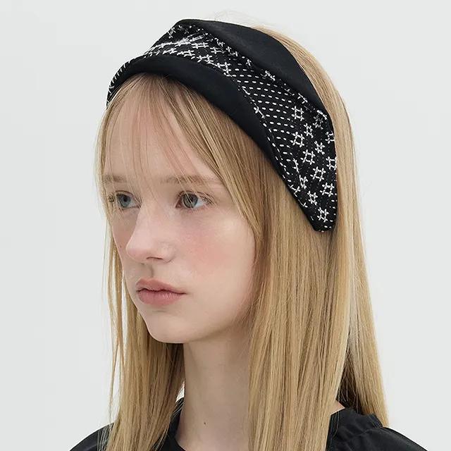 Folding Fascinator - Noir