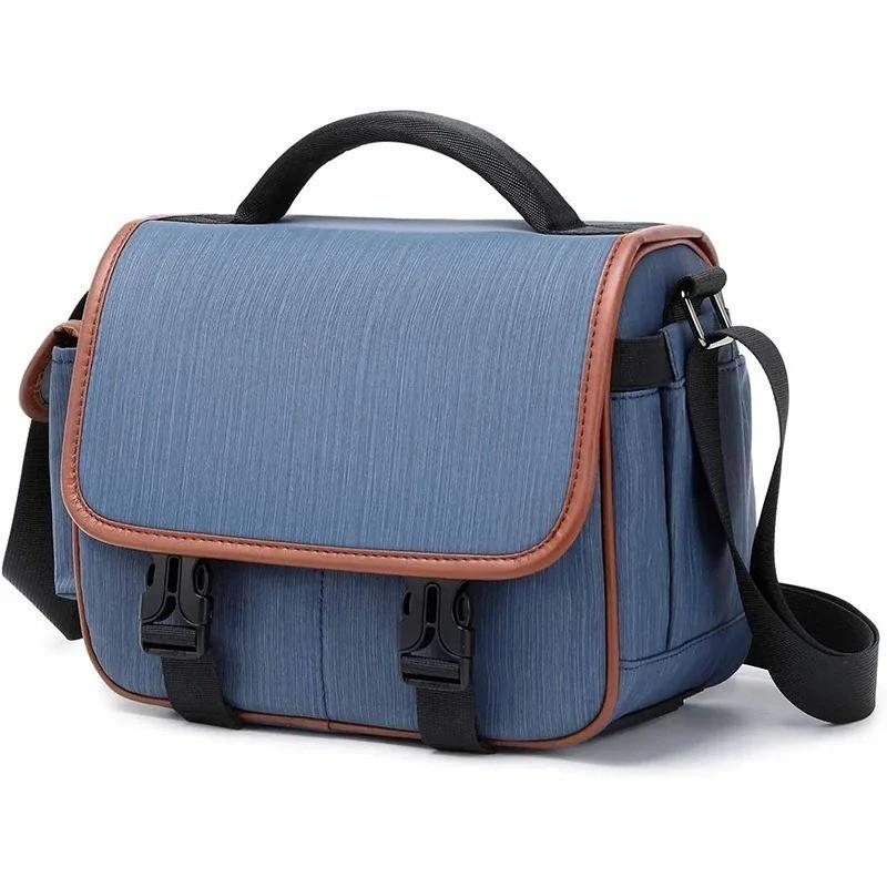 Multi-functional Anti-theft Camera Bag With Adjustable Strap, Shockproof Dslr Shoulder Crossbody Case For Travel Photography