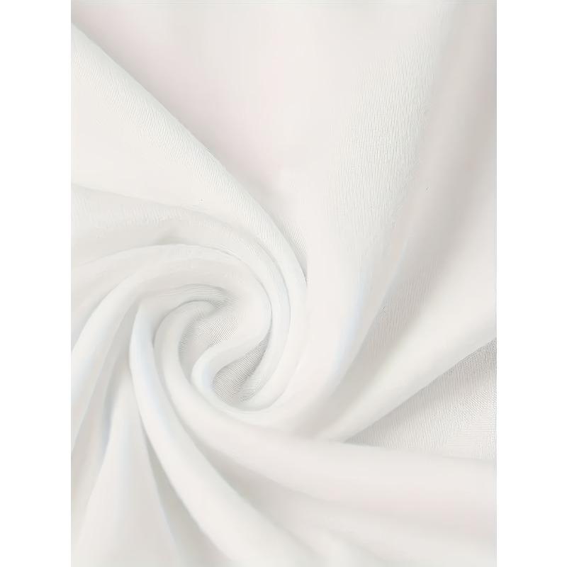 European Size Women's Blessed Script&Leopard Print T-Shirt White with Black Lettering & Golden Accent -Lightweight Loose-Fit Round Neck Short Sleeve