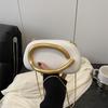 Vintage Mini Square Handheld Evening Bag With Metal Handle Chain Crossbody Shoulder Women