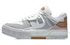 Morning Glow Morning Glow Slip Resistant Abrasion Resistant Low Top Skateboard Shoes Women's Gray White AGCR192-2