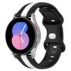20mm 22mm Silicone Strap for Samsung Galaxy Watch 6/5/4/3/Gear S3/Huawei Watch GT 4 3 Pro Two-color Bracelet for Amazfit GTR/GTS