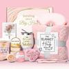 Moederdagcadeaus voor Mama, Verwen Cadeaus voor Mama's Verjaardag, Beste Mama Ooit Set, Ontspannende Spa Mand Verzorgingspakket Kerstcadeau voor Mama