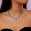 Boho Cute Starfish Shell Rice Beads Necklace for Women Summer Beach Sexy Short Choker Neck Chain Jewelry Vacation Accessories