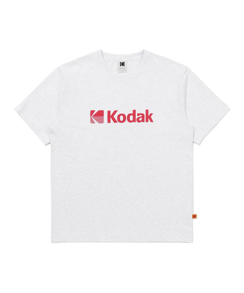 KODAK Essentials Big Logo Askin Short Sleeve T-Shirt White Melange