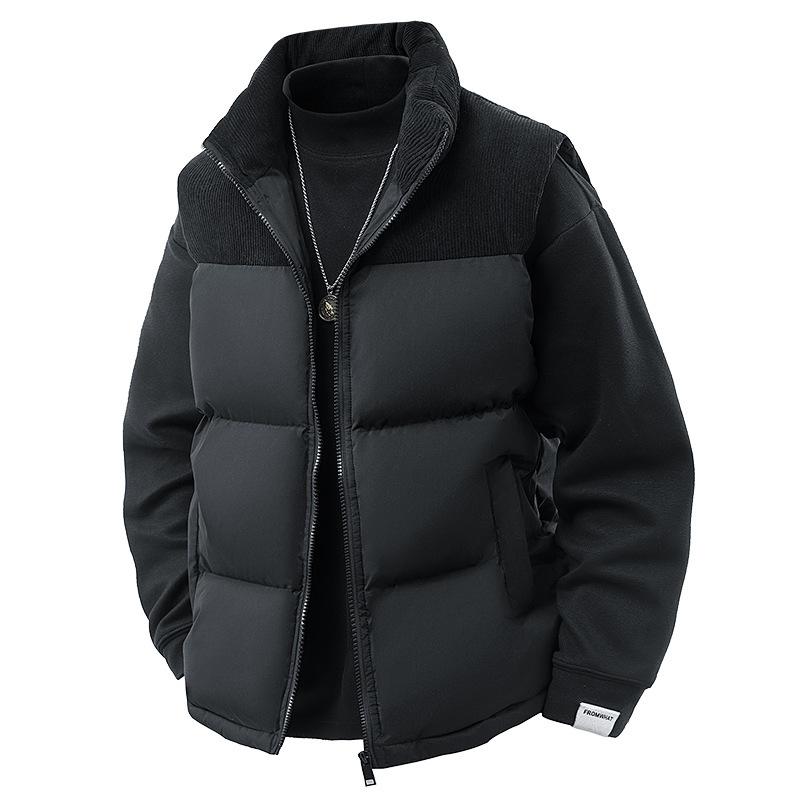 2025 Autumn and Winter New Vest Men's and Women's Thermal Cotton Vest Stand-up Collar Jacket Youth Cotton Vest High Quality