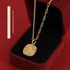 Gold Brushed Small Sugar Cube Stud Earrings for Women 2025 New Arrival Best Selling Accessible Luxury Fancy Dignified Generous Style Unique Earrings