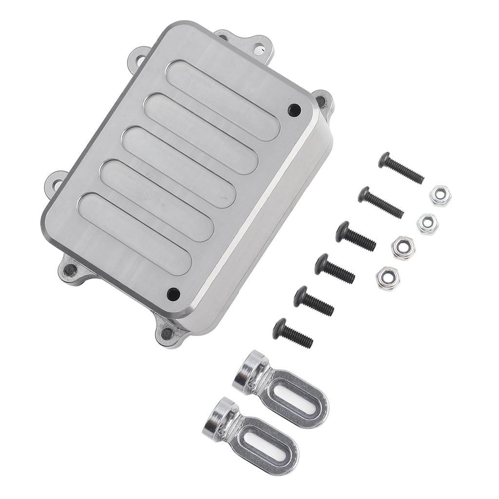 Metal Receiver Box ESC Box Upgrade Parts Fit for SCX10 110 RC Crawler Car