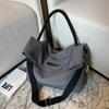 Large capacity niche bag women's summer new girl canvas shoulder bag premium tote bag