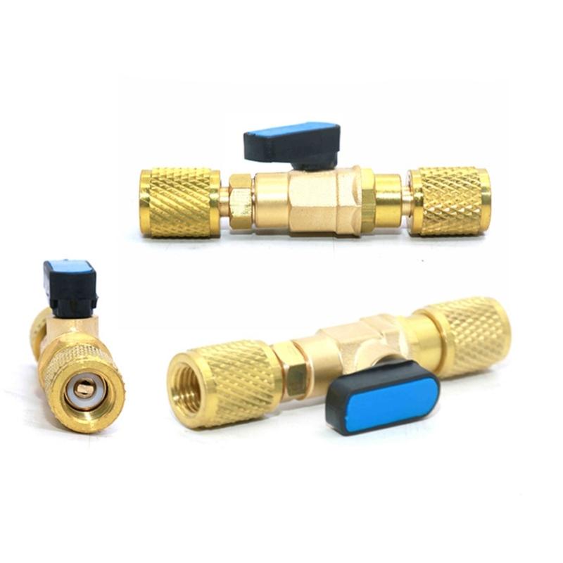 Corrosions Resistant Brass Water Connector Featuring Integrated Valves Switches For Quick Shutoff