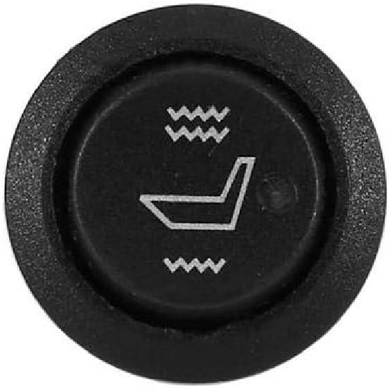 Aramox Universal Round Seat Heater Switch, Hi Low Heat Control, Black, Manual Operation