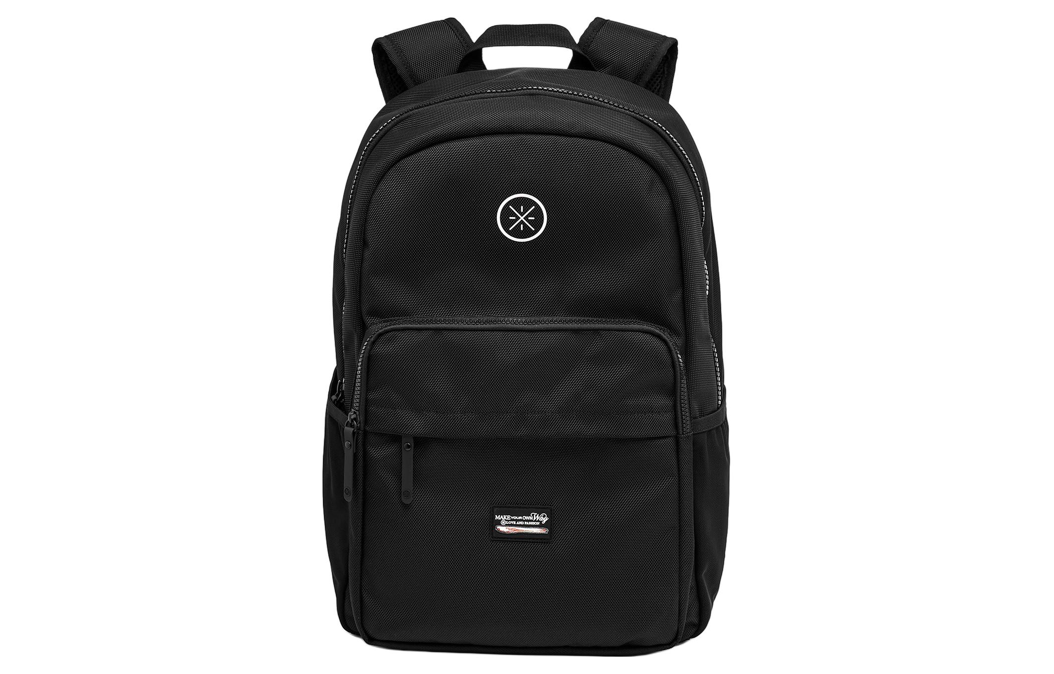 Li Ning Polyester Sports Backpack Unisex Black ABSU043-1
