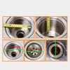3 Pack Rustproof Sink Drain Basket Stainless Steel Basin Strainer Hair Drain Catcher  Dishwashing