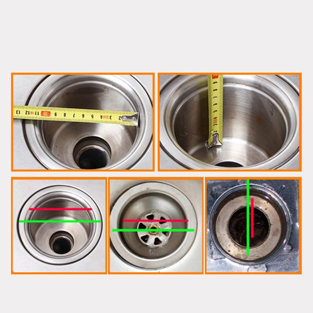 3 Pack Rustproof Sink Drain Basket Stainless Steel Basin Strainer Hair Drain Catcher  Dishwashing