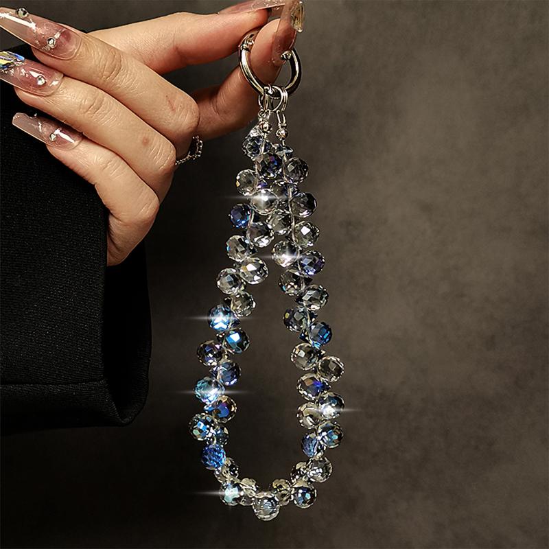 

Luxury Glitter Crystal Diamond Wrist Strap Phone Charm DYM n Hanging Anti-lost Rope Glitter Rhinestone Bracelet Lanyard Other