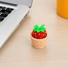 3D Printed Fruit Fidget Clicker Toy, Cute Press Button Sensory Toy, Miniature Fruit Basket Stress Relief Toy for Office Desk
