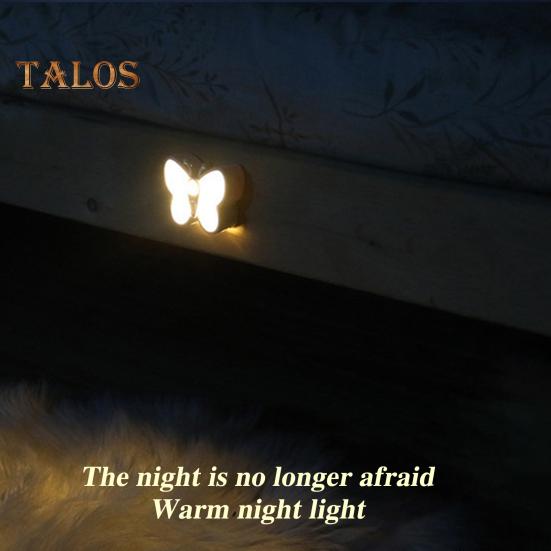LED Schmetterling Nachtlicht Einstellbare Helligkeit USB Aufladbare Smart Motion Sensor Drahtlose Nachtlicht Nachttisch Lampe