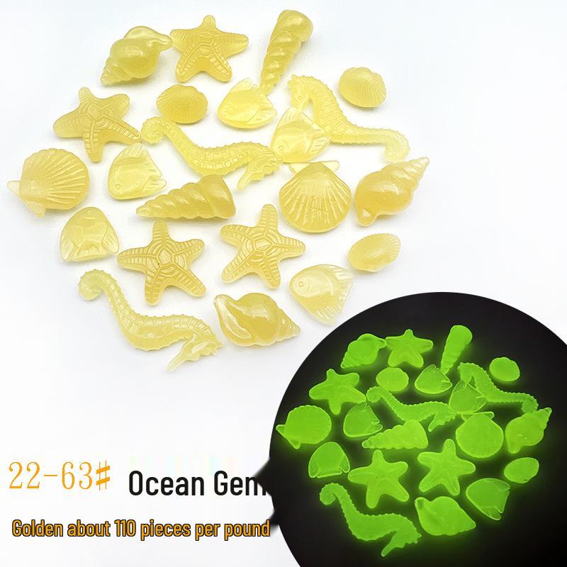 Colorful Luminous Plastic Stones: Children's Gemstone Digging Game & Fish Tank Decoration