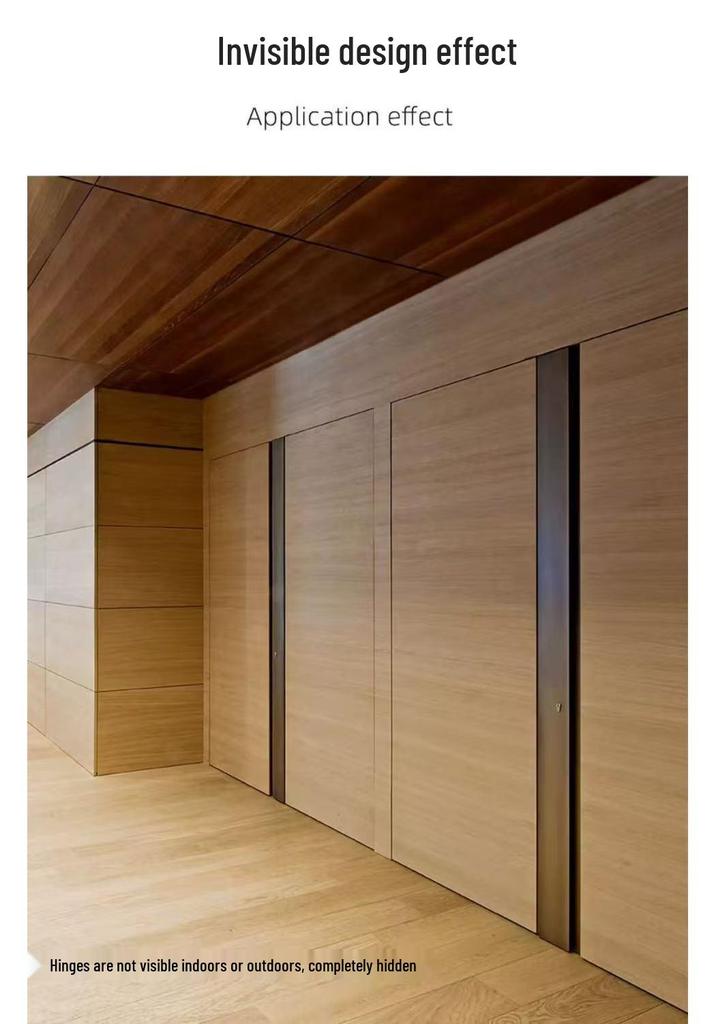 Three-Dimensional Adjustable Concealed Door Hinge for Hidden and Folding Doors