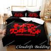 New 3D Printed Anime Deadman Wonderland Bedding Set Single Twin Full Queen King Size Bed Set Adult Kid Bedroom Duvet Cover Sets