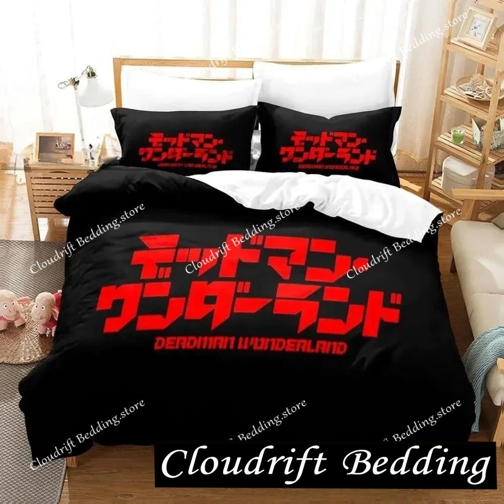 New 3D Printed Anime Deadman Wonderland Bedding Set Single Twin Full Queen King Size Bed Set Adult Kid Bedroom Duvet Cover Sets