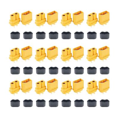5/10/12 par XT60H (Ulepszenie XT60) Męskie Żeńskie Złącza Kulkowe Wtyki Zasilające z Osłonką do Akumulatora Lipo Samoloty RC Samochody