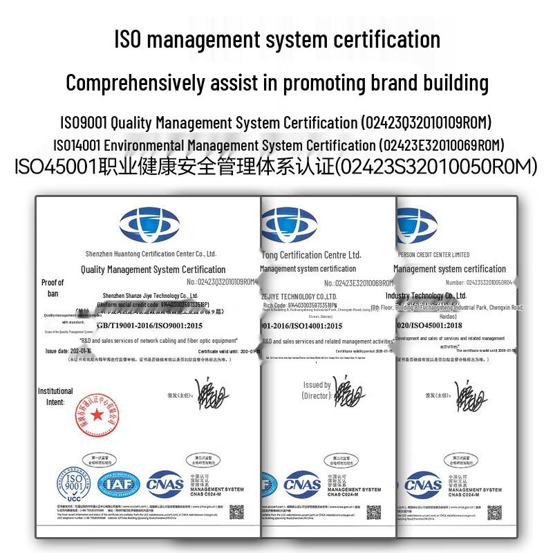 SAMZHE 10 Gigabit LC-LC OM3 Multimode Duplex Fiber Optic Patch Cable