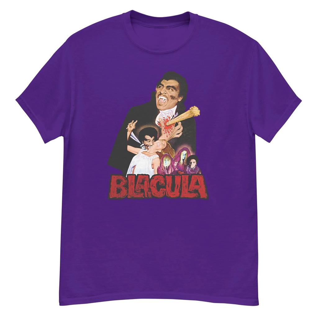 Blacula cult blaxploitation horror fan art t-shirt