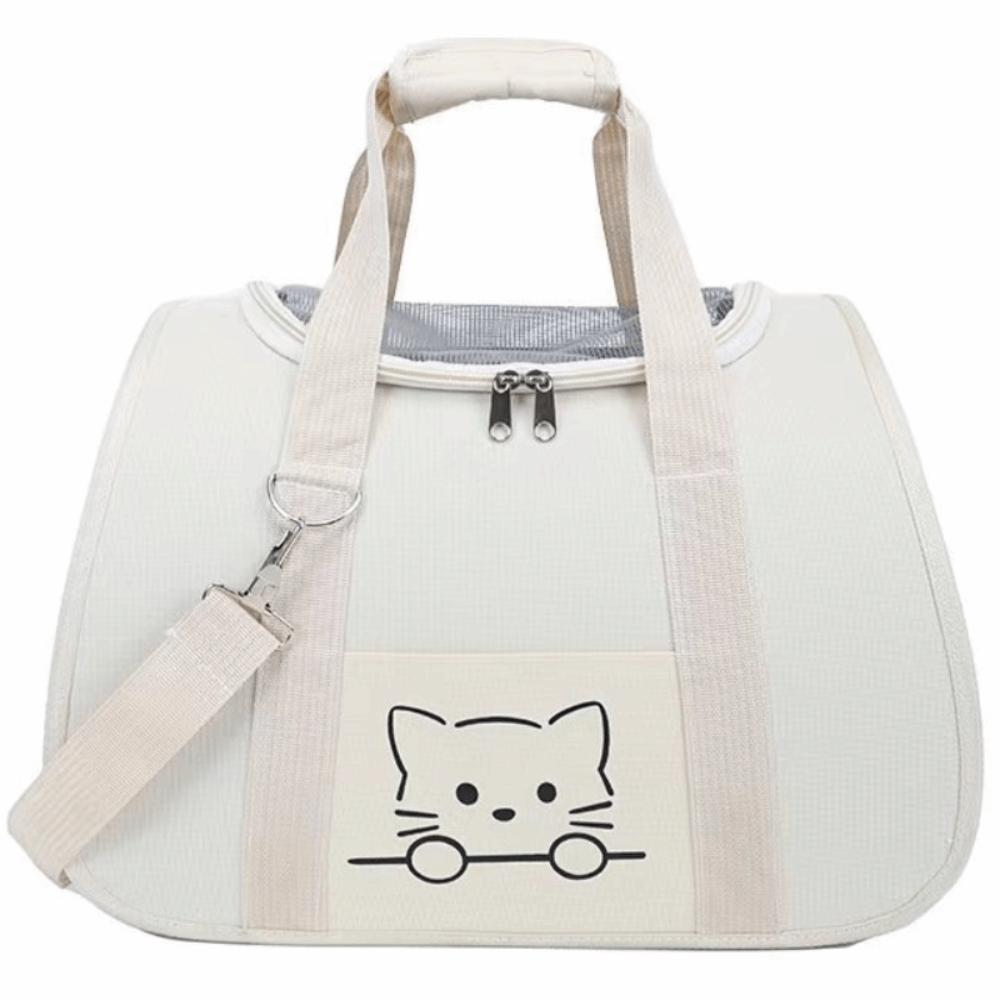 Portable Cross Body Pet Backpack Large Capacity Anti Stress Outdoor Pet Carrier Lightweight Breathable Pet Carrier Pet Travel