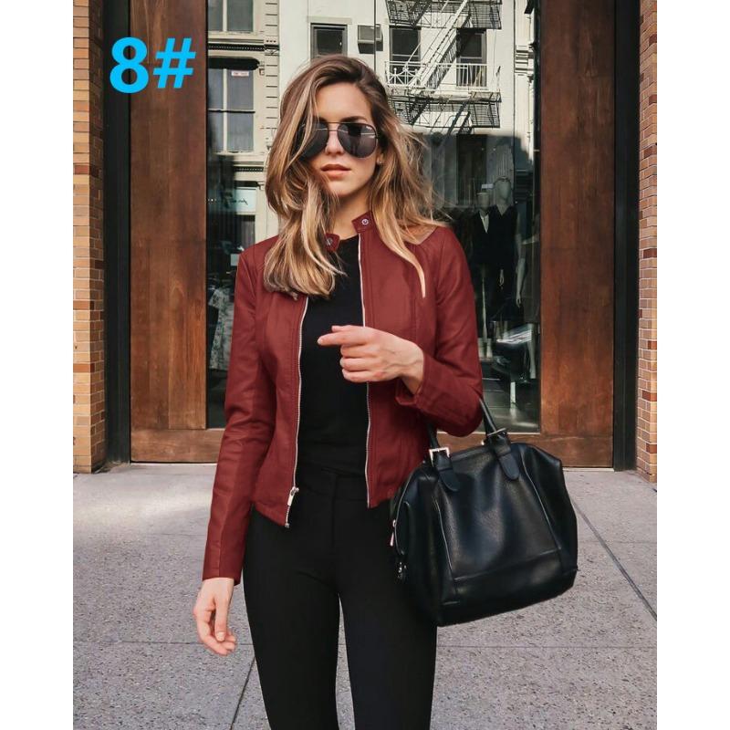 Autumn and winter fashion leather suit jacket women, urban beauty high-end temperament long-sleeved ladies jacket jacket MJ0087