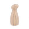 3D Printed Cat Statue Stripe Texture Pray Girl Sculpture Minimalist Tabletop Ornaments  Home