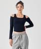 XEXYMIX Comfort-Up Shoulder Cutout In-Pad Long Sleeve Xfk3Bl1514 (B Type)