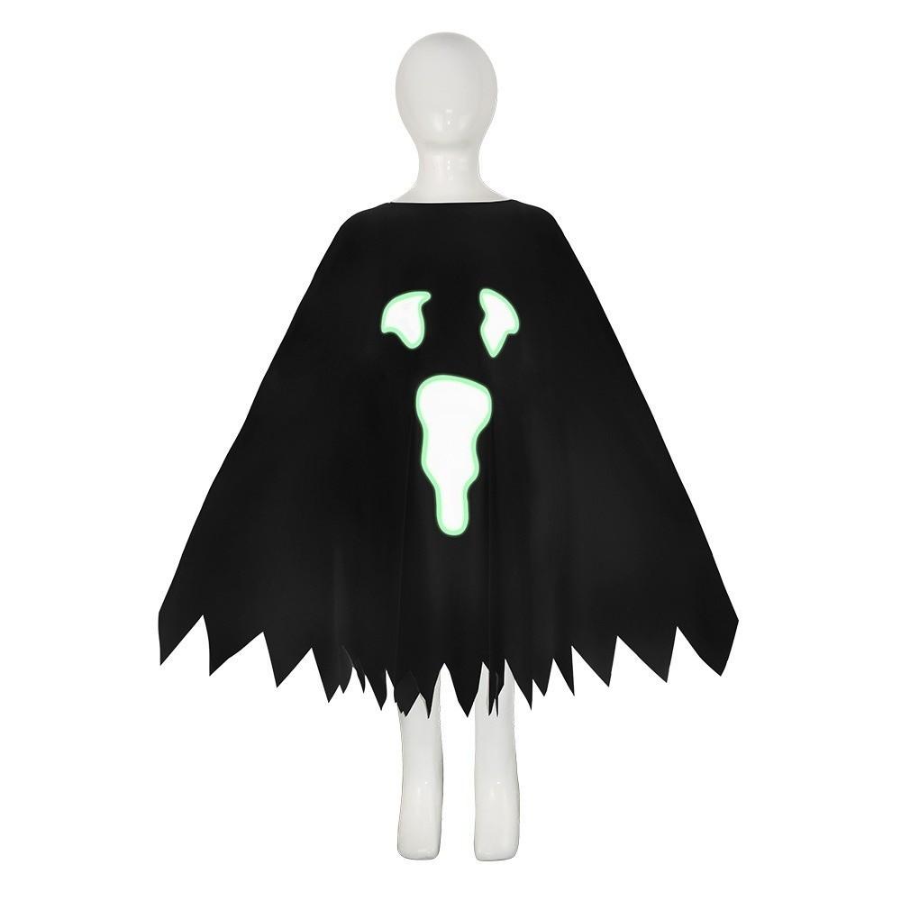 Kleding Rekwisiet Kinderen Halloween Kostuumfeest Cape Lichtgevende Geest Sjaal Kinderen