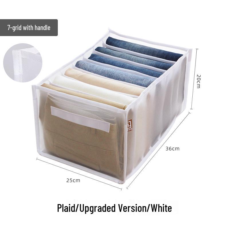 Underwear Storage Box: Foldable Organizer for Bras, Panties, and Socks with Dividers for Women's Drawers