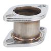 Extension Flange Corrosion Resistant Muffler Pipe Extension Flange Universal Vehicle Accessories Fit 2.5" Inner Diameter 2 Bolt Flange