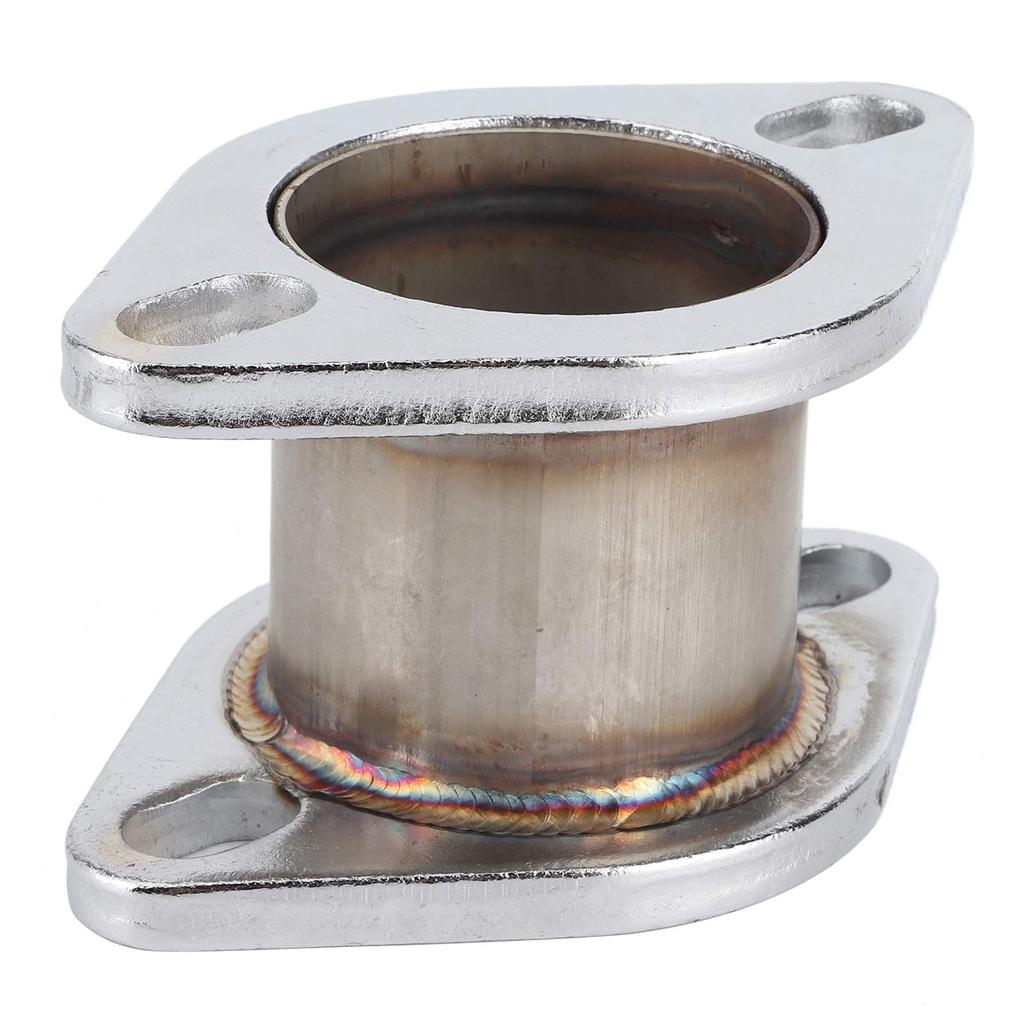 Extension Flange Corrosion Resistant Muffler Pipe Extension Flange Universal Vehicle Accessories Fit 2.5" Inner Diameter 2 Bolt Flange