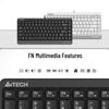 A4TECH FK11 Wired Membrane 86-Key Mini Keyboard