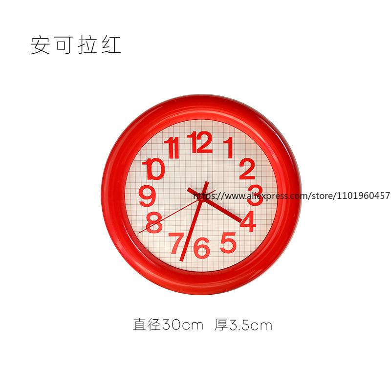 Nordic Clock Fashionable And Creative Wall Hanging Home Time Clock Living Room Wall Hanging Decorative Paintings