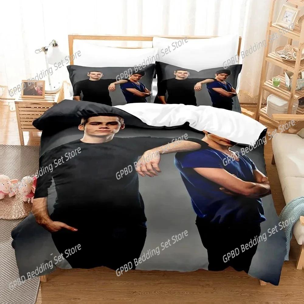 Teen Wolf 3D Tv Series Bedding Set For Bedroom Soft Modern Bedspreads Comefortable Kids Duvet Cover Quilt Cover And Pillowcase
