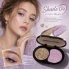 Obsidian Night Dual-Color Eyeshadow Palette Shimmer Glitter Diamond Sparkle Eyeshadow Silky Smooth High Pigment Long Lasting Eye Makeup