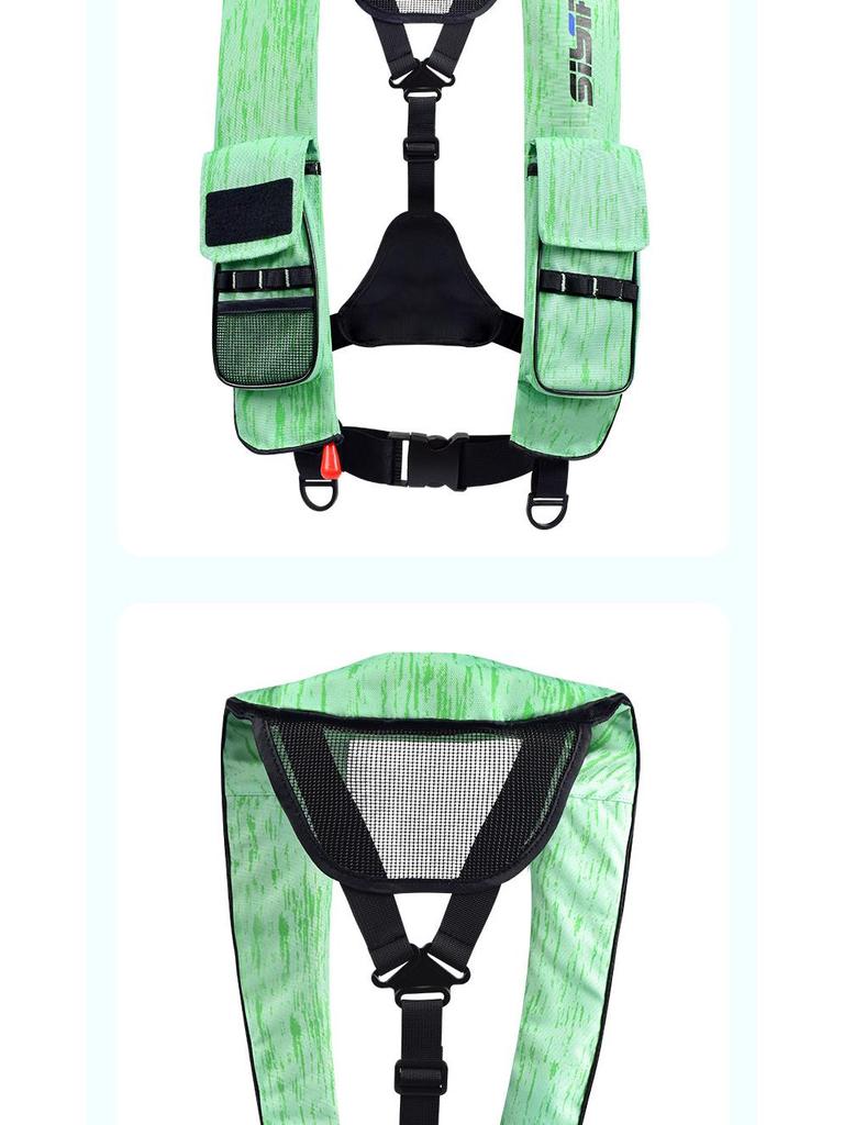 Yasi'an Inflatable Life Jacket - Lightweight, High-Buoyancy Vest for Adult Sea Fishing